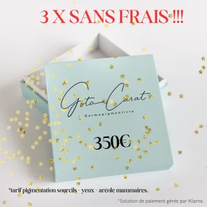 Activation paiement 3x sans frais 350 €